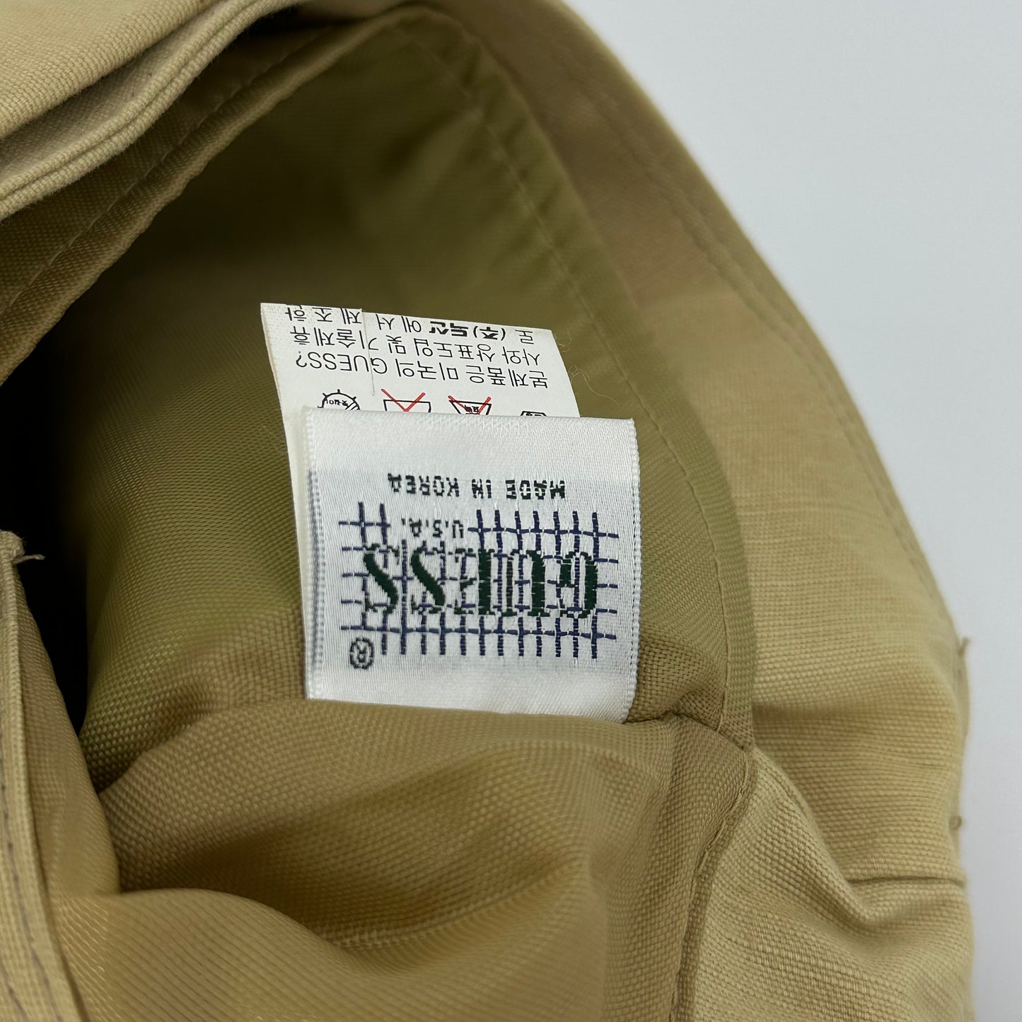 Guess 00s Canvas Message Bag