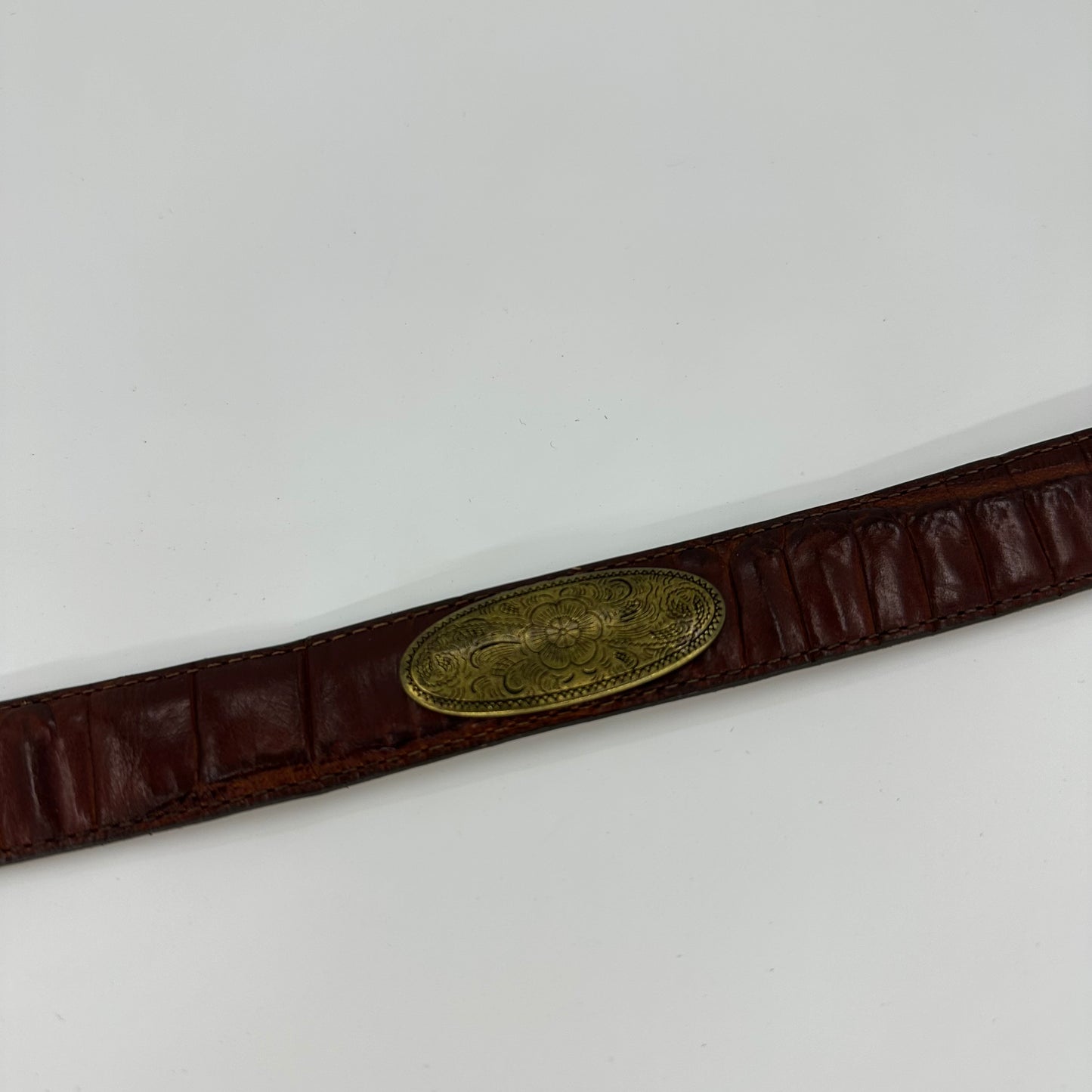 1996 Brighton Museum Collection Greco-roman Coin Leather Belt