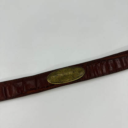 1996 Brighton Museum Collection Greco-roman Coin Leather Belt