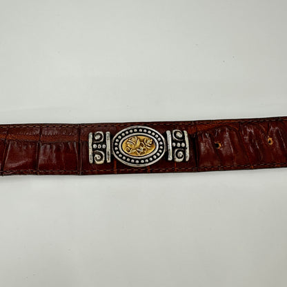 1996 Brighton Museum Collection Greco-roman Coin Leather Belt