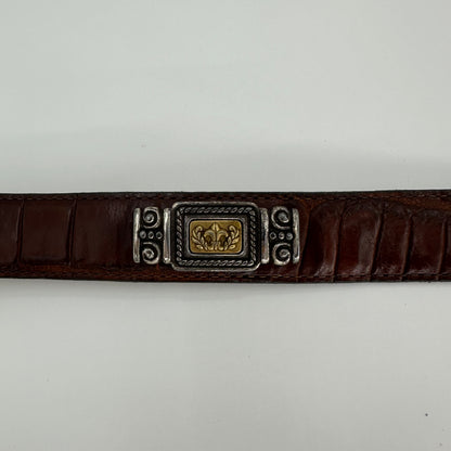 1996 Brighton Museum Collection Greco-roman Coin Leather Belt