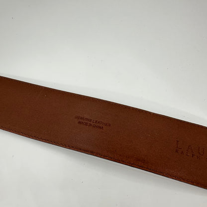 Ralph Lauren 00s Horseshoes Horse Head Buckle Leather Belt