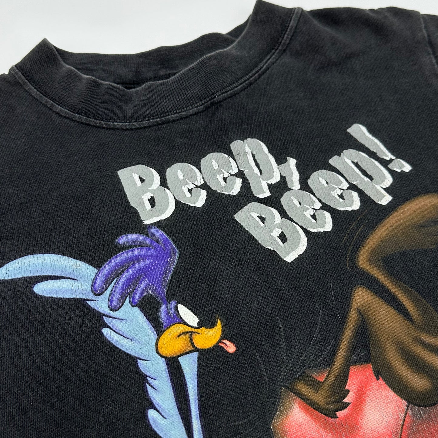 1998 Warner Bros Road Runner Wile E Coyote Double Sided Tee