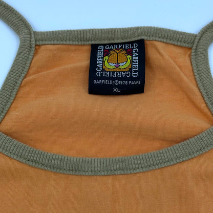 90s Garfield Egyptian Pharaoh Graphic Tank Top