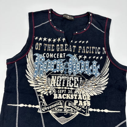 Skinny Minnie Rhinestone Graphic Tank
