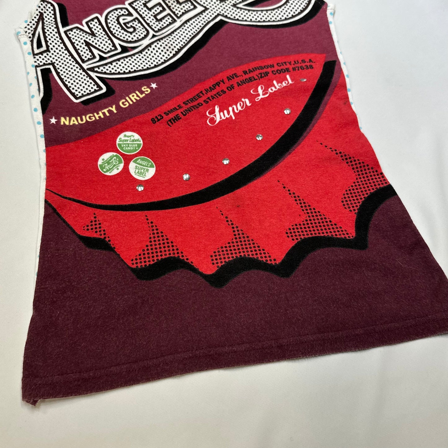 Angel Blue Super Label Cola Tank Top