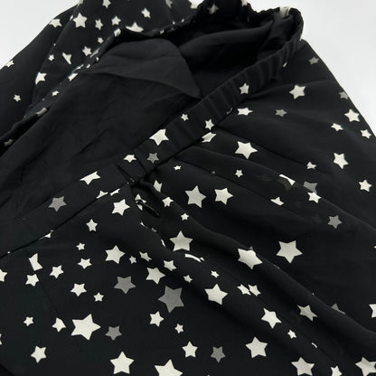 Star AOP Layered Flare Skirt