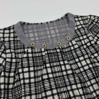 Plaid Layered Top