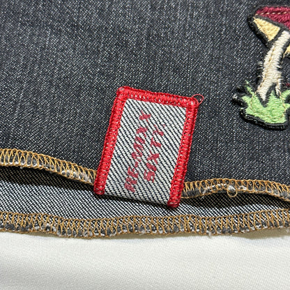 Miss Sixty Pins Denim Mini Skirt
