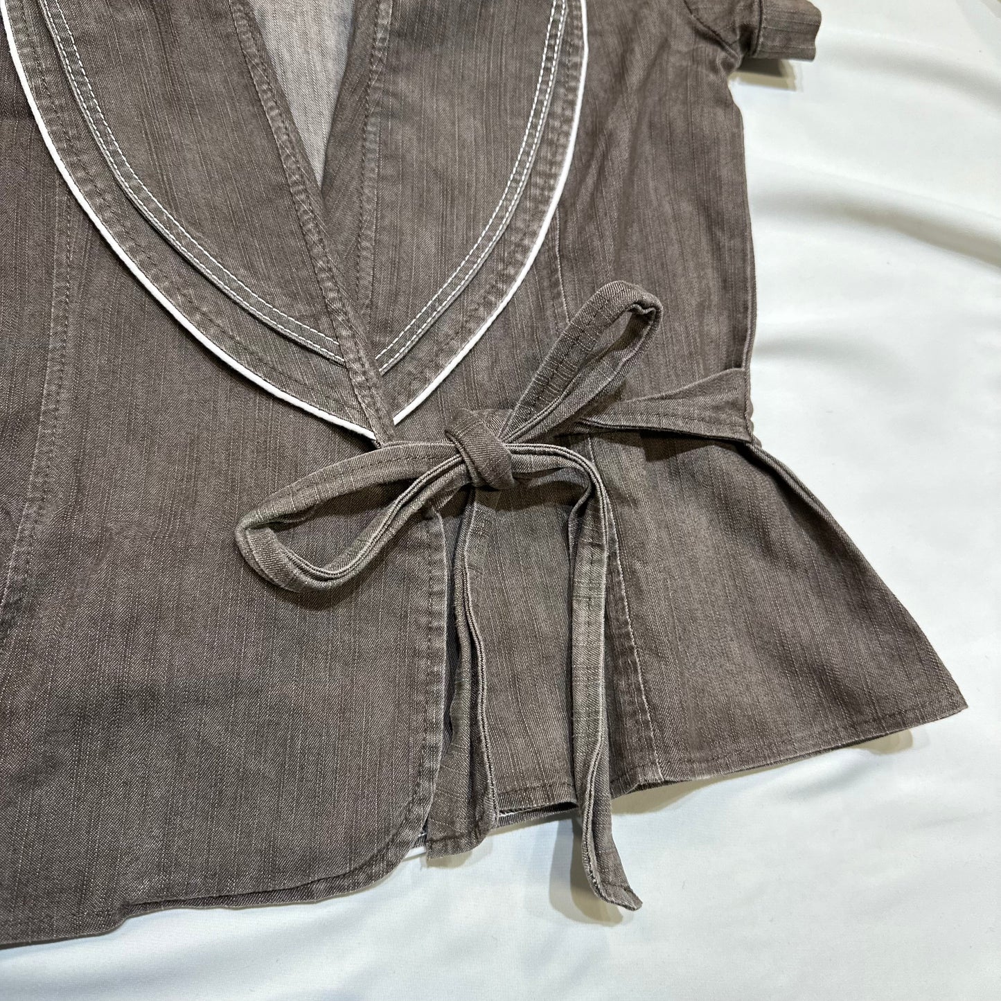 Waist Short Sleeve Blazer
