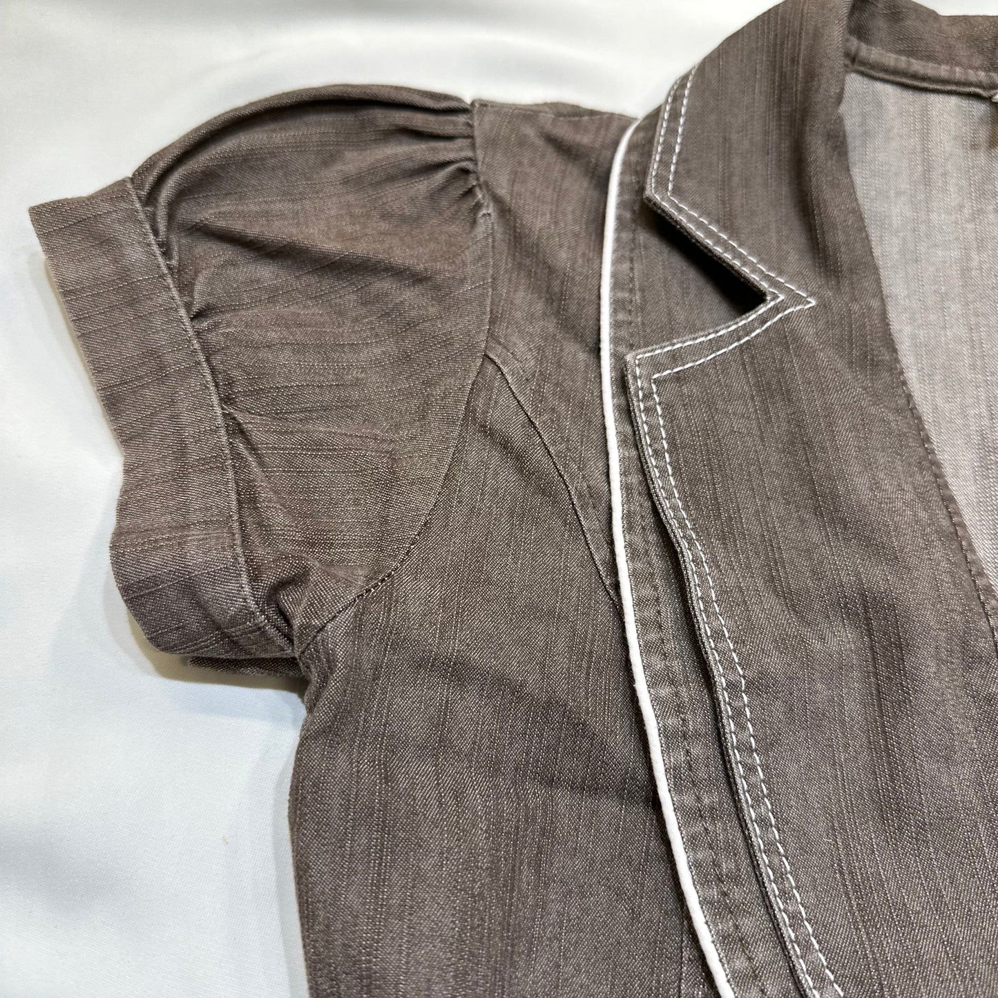 Waist Short Sleeve Blazer