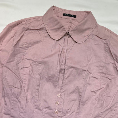 00s Sisley Fitted Button-Down Shirt