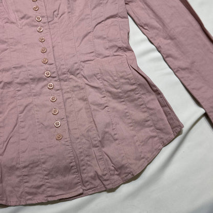 00s Sisley Fitted Button-Down Shirt