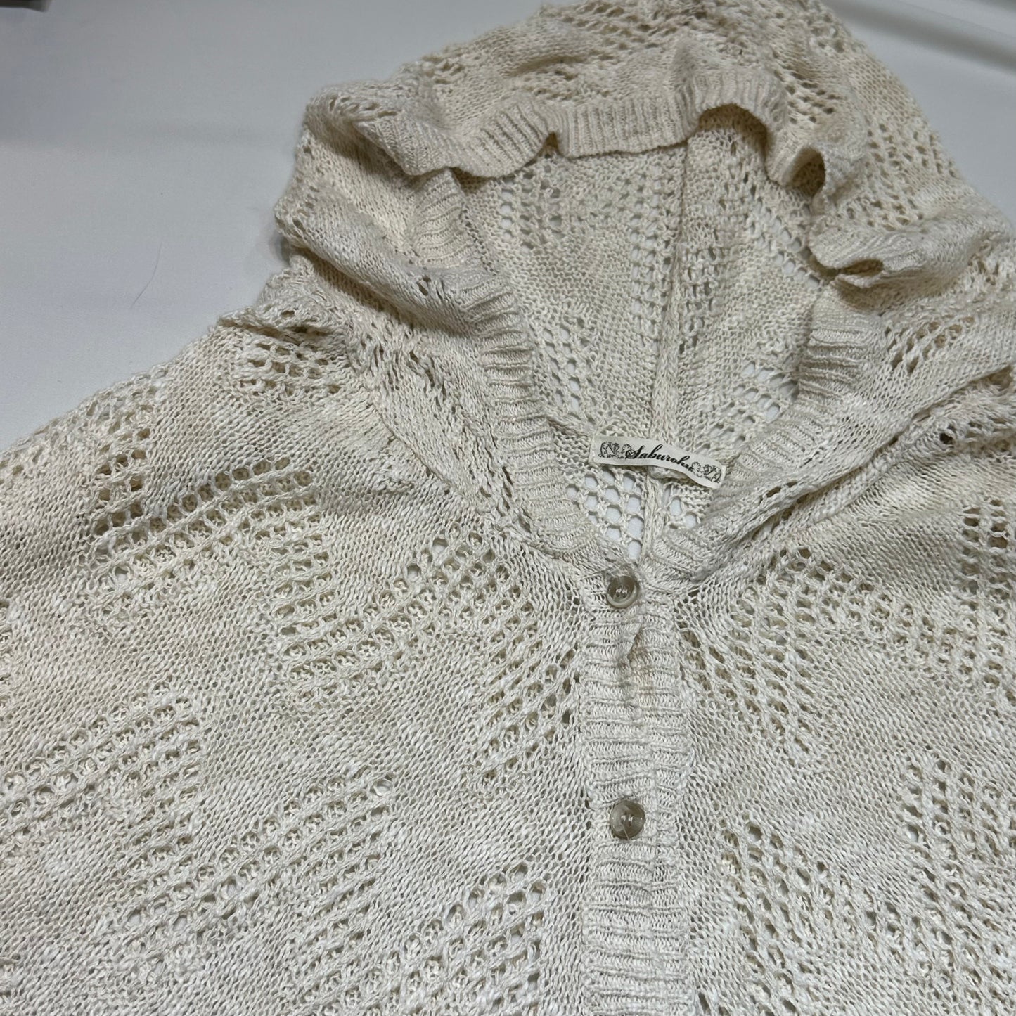 Hooded Fringe Poncho Cardigan