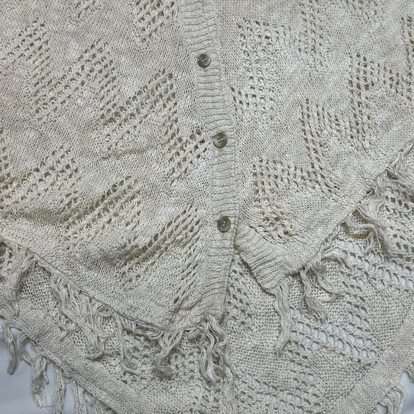 Hooded Fringe Poncho Cardigan