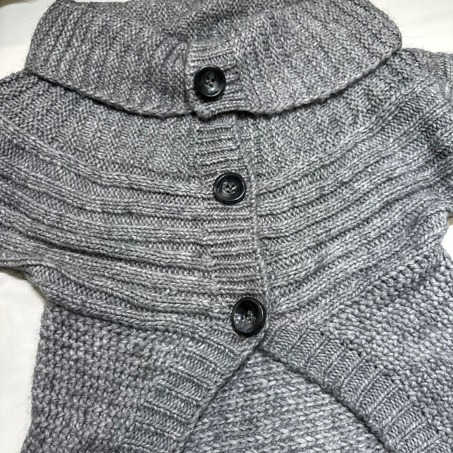 Knit Cowl Neck Cape Cardigan