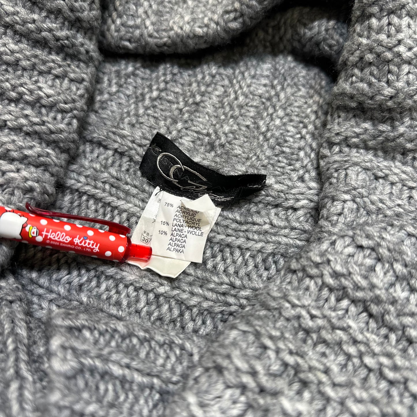 Knit Cowl Neck Cape Cardigan