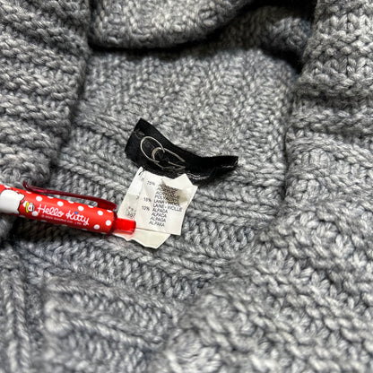 Knit Cowl Neck Cape Cardigan