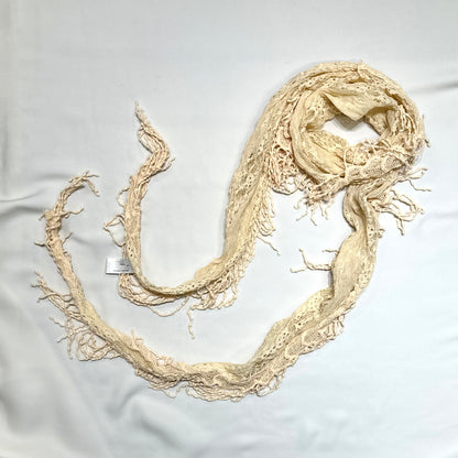 Lace Fringe Scarf