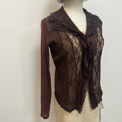 Lace Mesh Cardigan