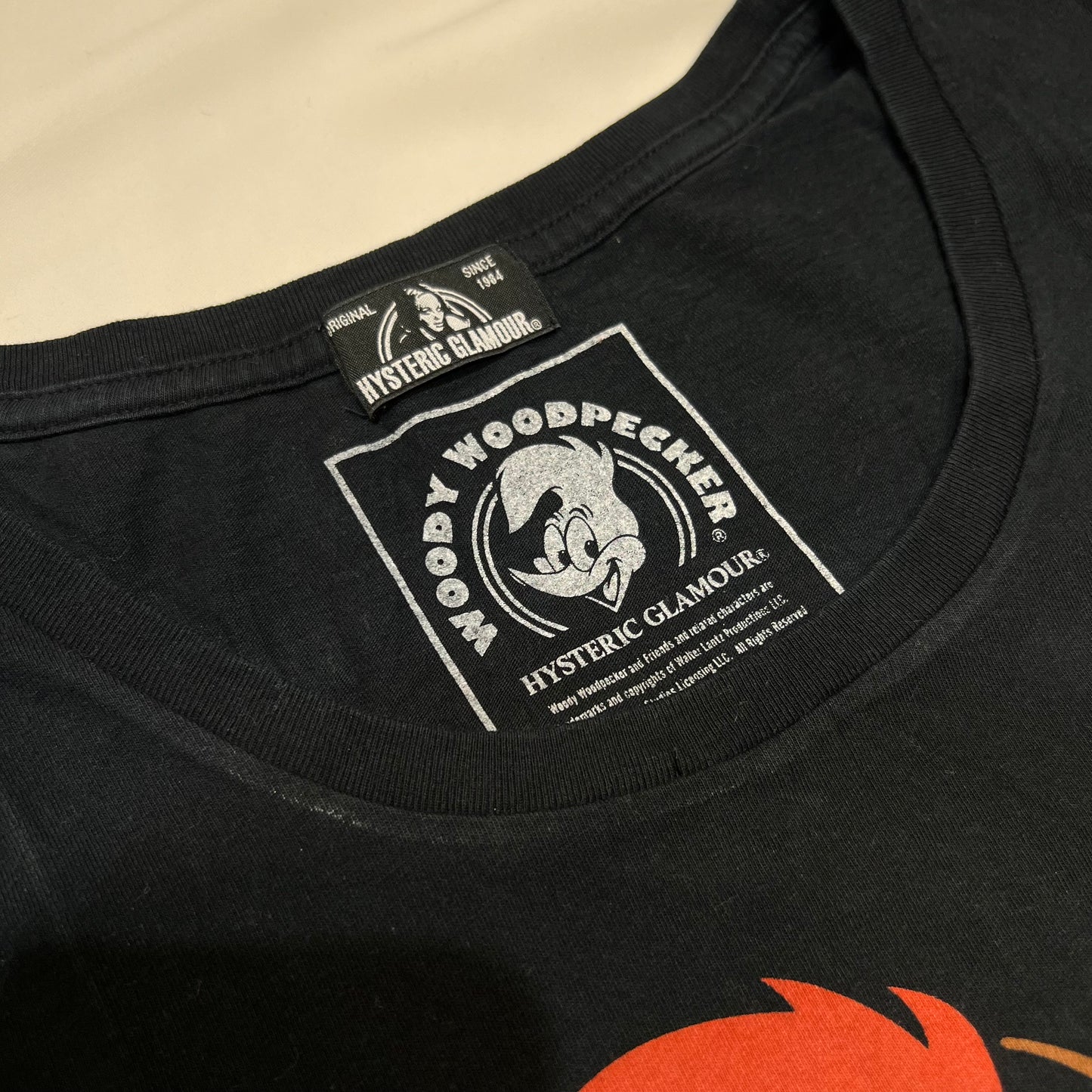 90s Hysteric Glamour x Woody Woodpecker 'Everybody Feel Alright' Tee