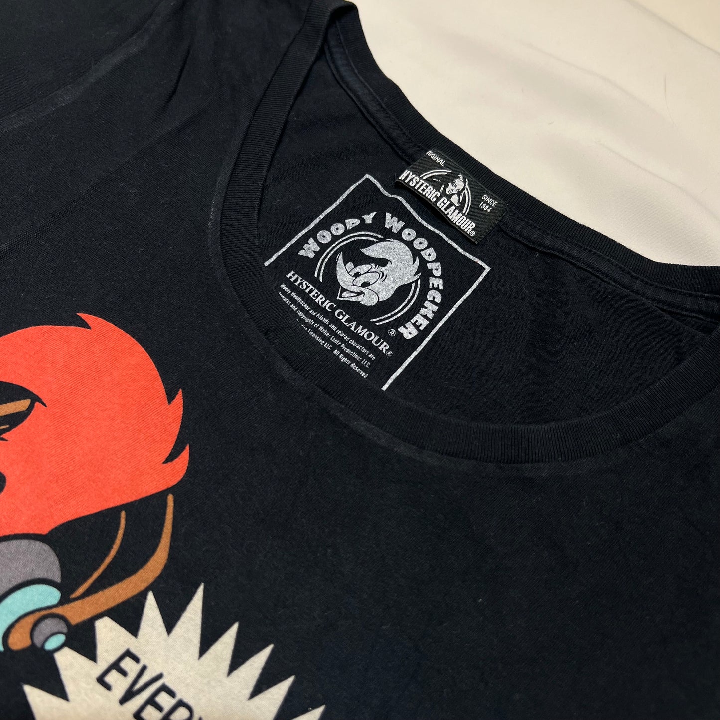 90s Hysteric Glamour x Woody Woodpecker 'Everybody Feel Alright' Tee