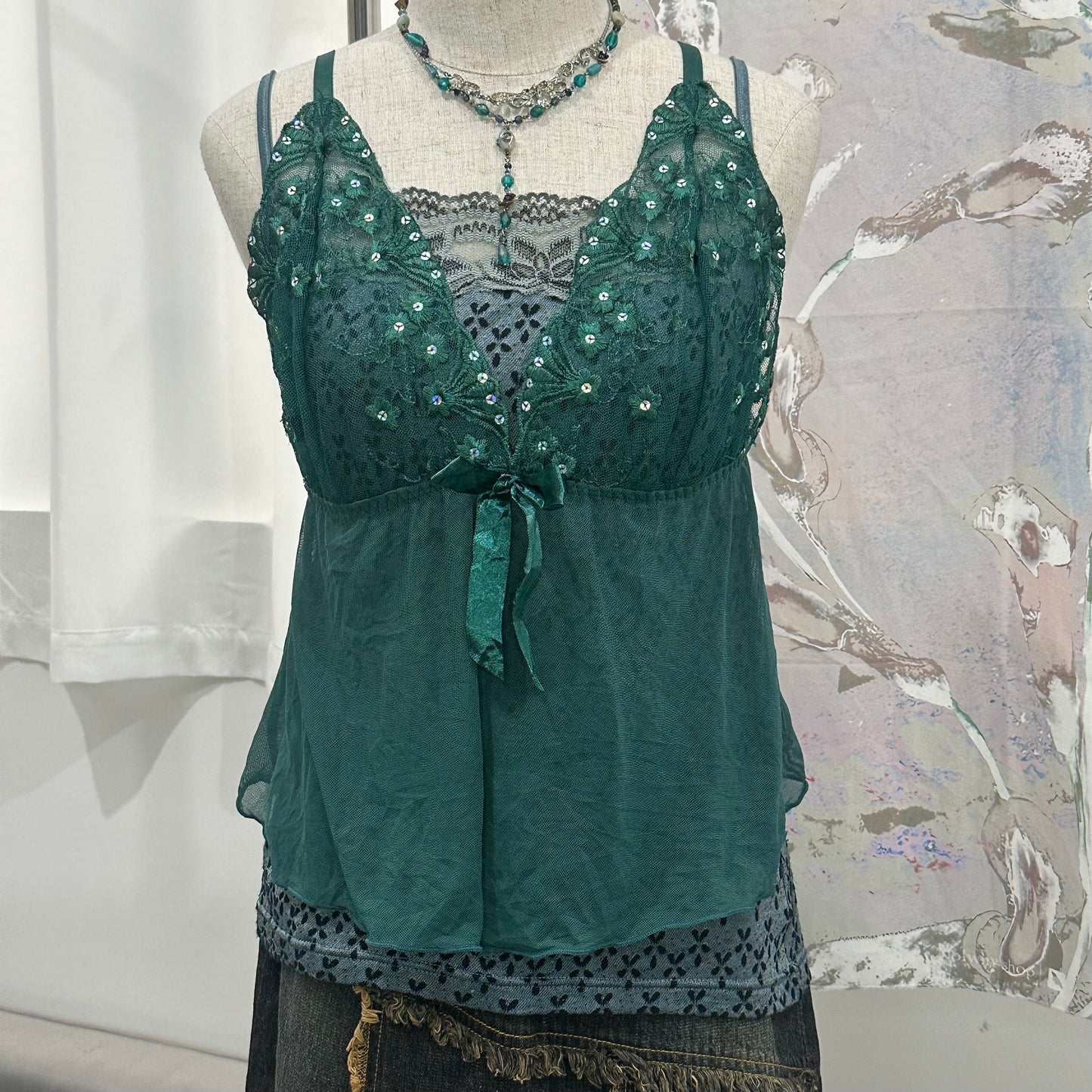 Lace Mesh Camisole