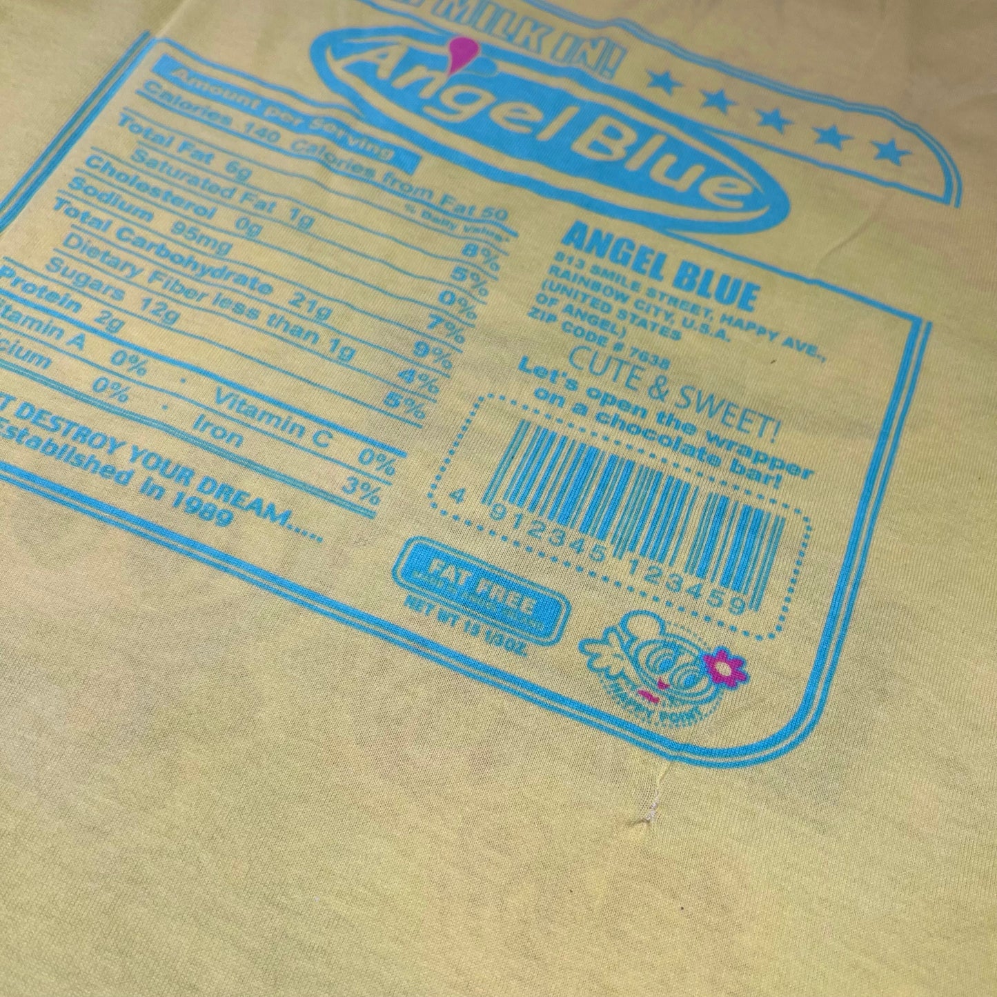 Ange Blue 2003 Sweet Flavour AOP Tee