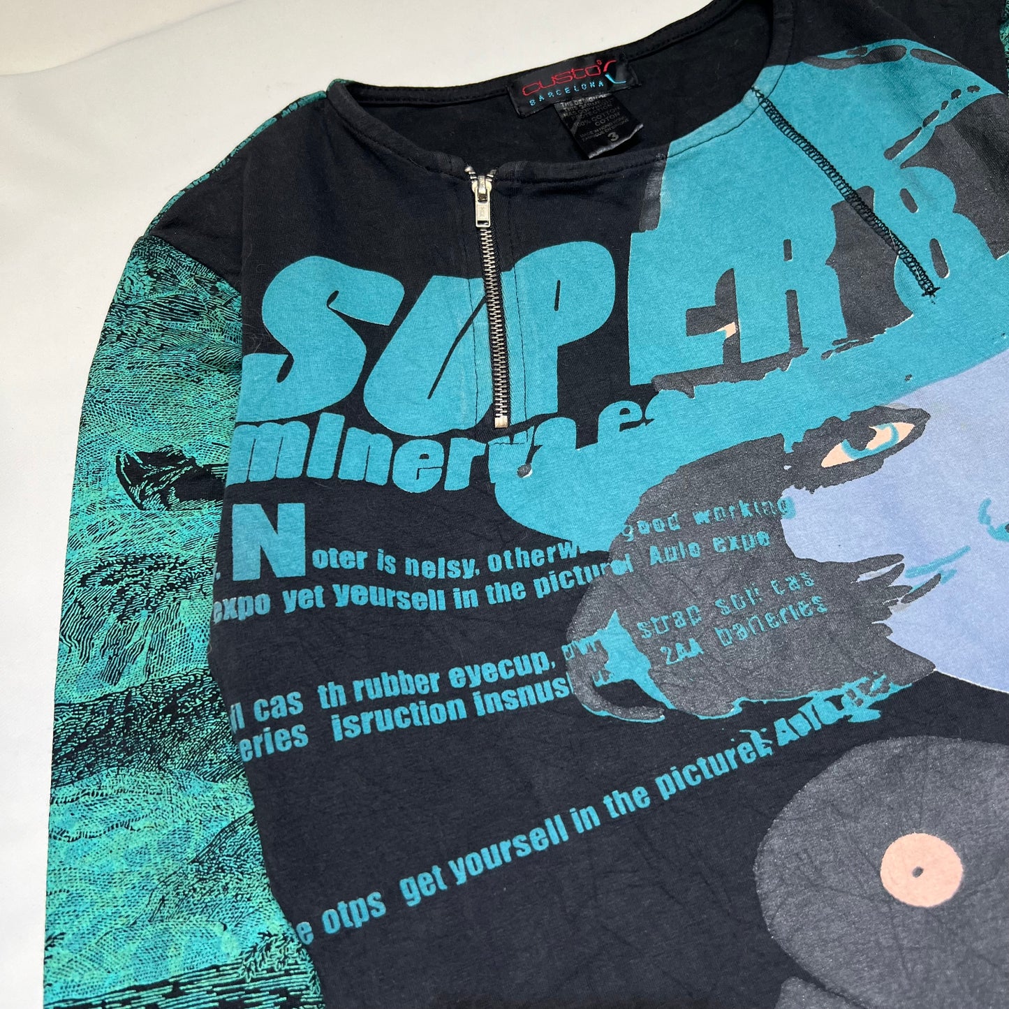 90s Custo AOP Long Sleeves Tee