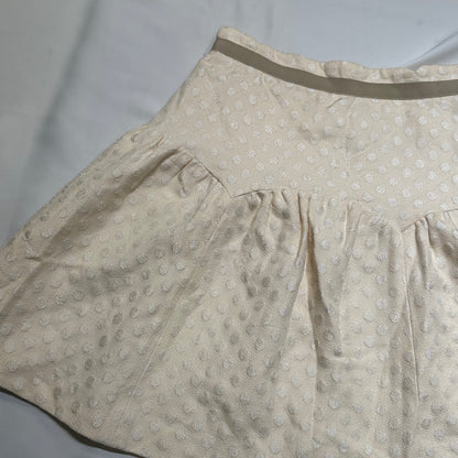 Polka Dot Peplum Mini Skirt