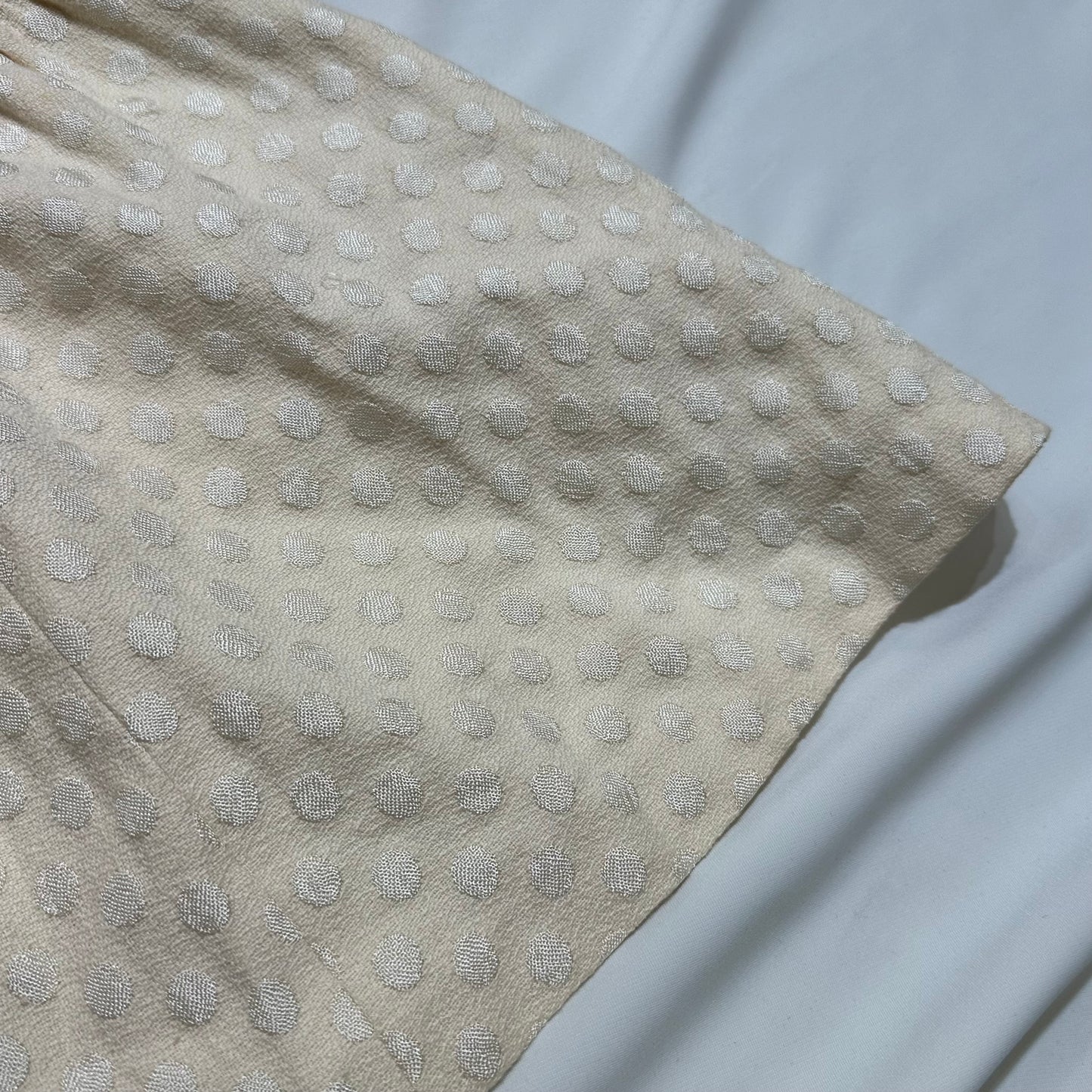 Polka Dot Peplum Mini Skirt
