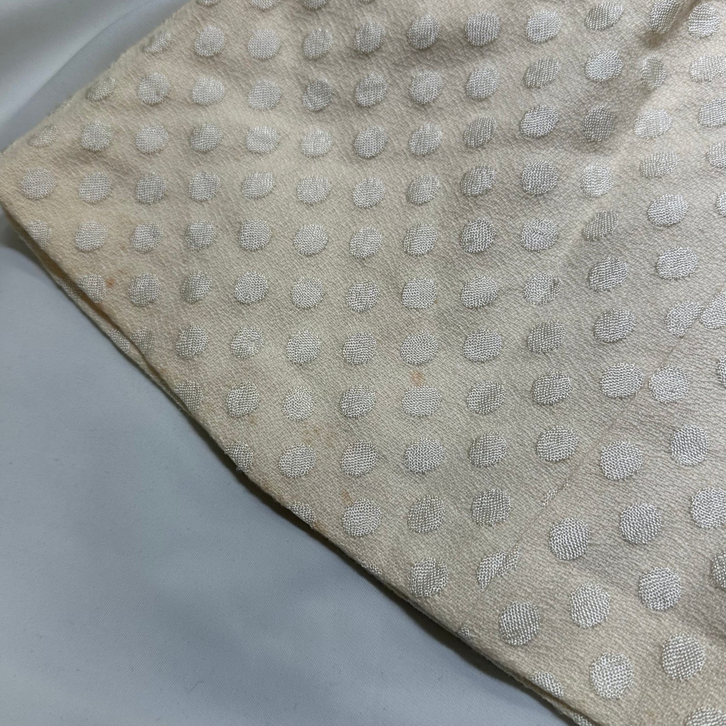 Polka Dot Peplum Mini Skirt