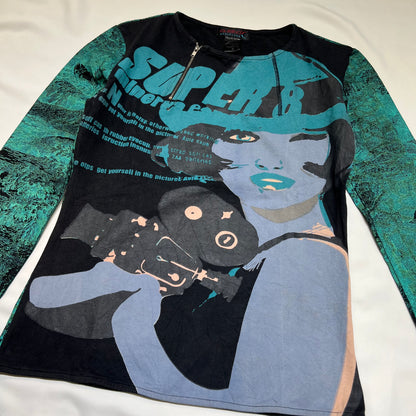 90s Custo AOP Long Sleeves Tee