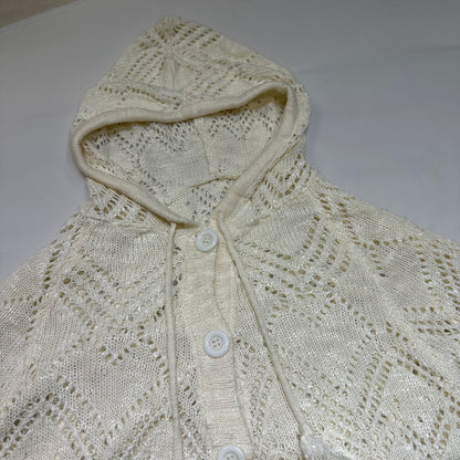 Hooded Fringe Poncho Cloak