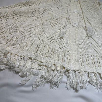 Hooded Fringe Poncho Cloak