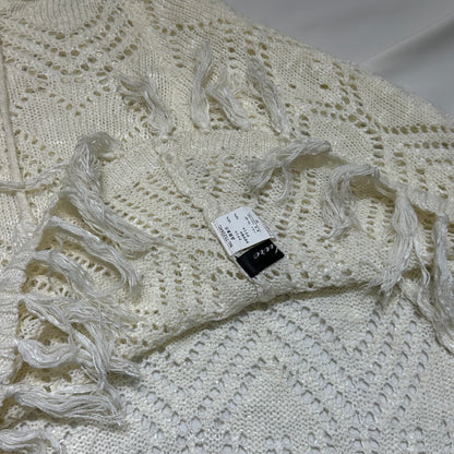 Hooded Fringe Poncho Cloak