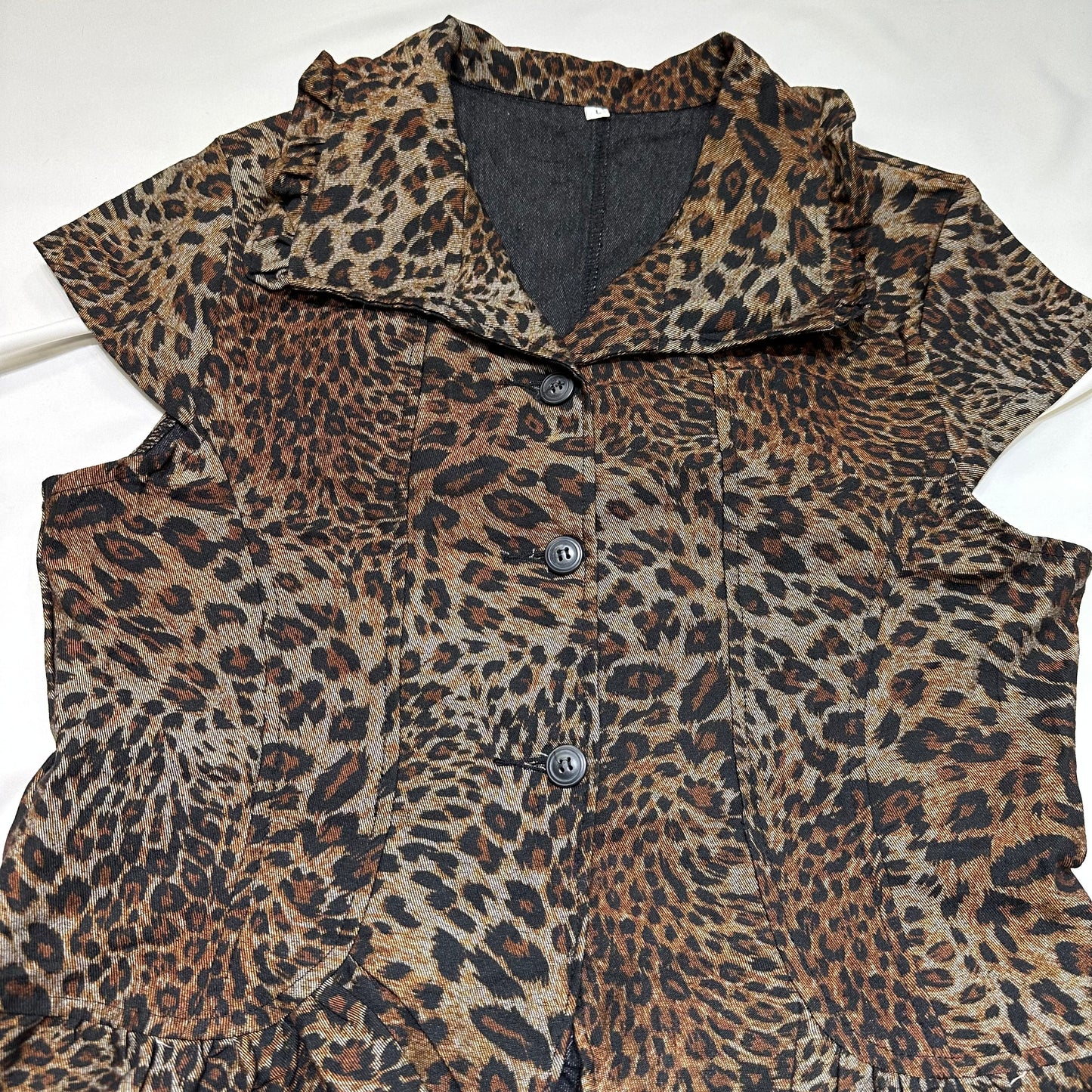 Leopard Blazer