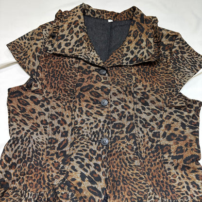 Leopard Blazer