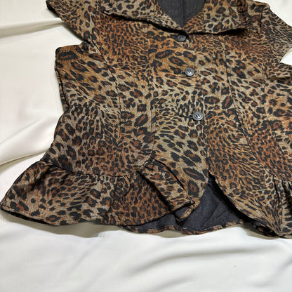Leopard Blazer