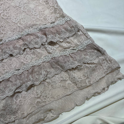 Axes Femme Sheer Lace Cardigan Vest