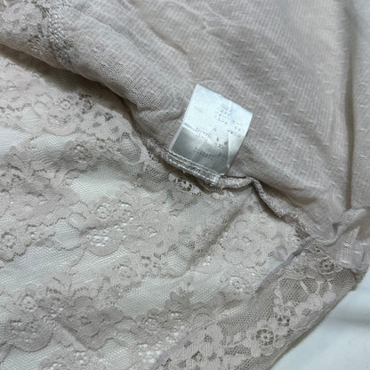 Axes Femme Sheer Lace Cardigan Vest