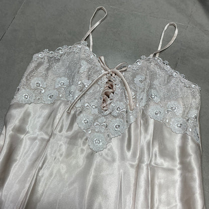Lace Silk Dress