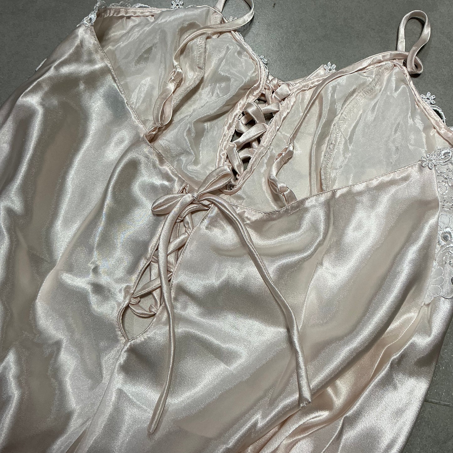 Lace Silk Dress