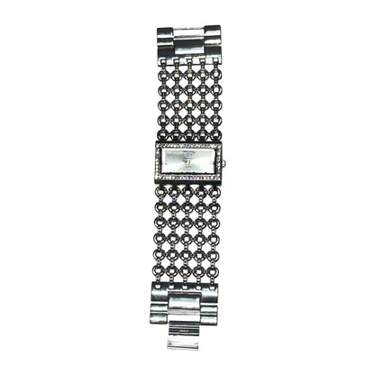 Rectangular Alloy Braid Watch