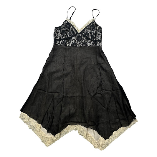 Asymmetric Lace Hem Camisole Dress