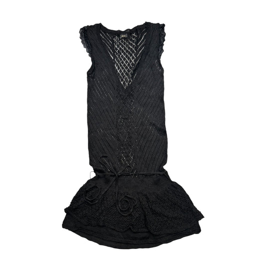 Sheer Knit Vest Dress