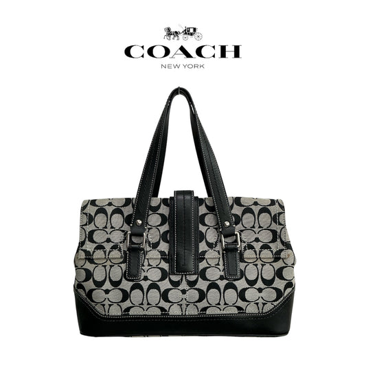 Coach Signature Hampton Flap Bag 12644