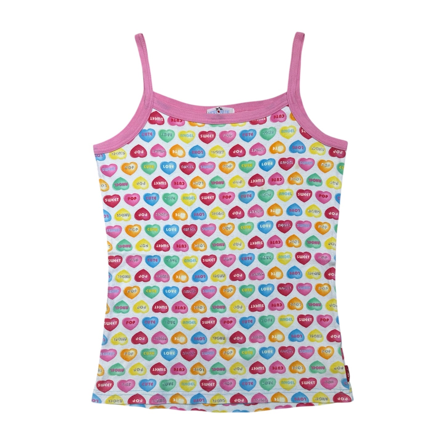 Angel Blue Heart Candy Camisole