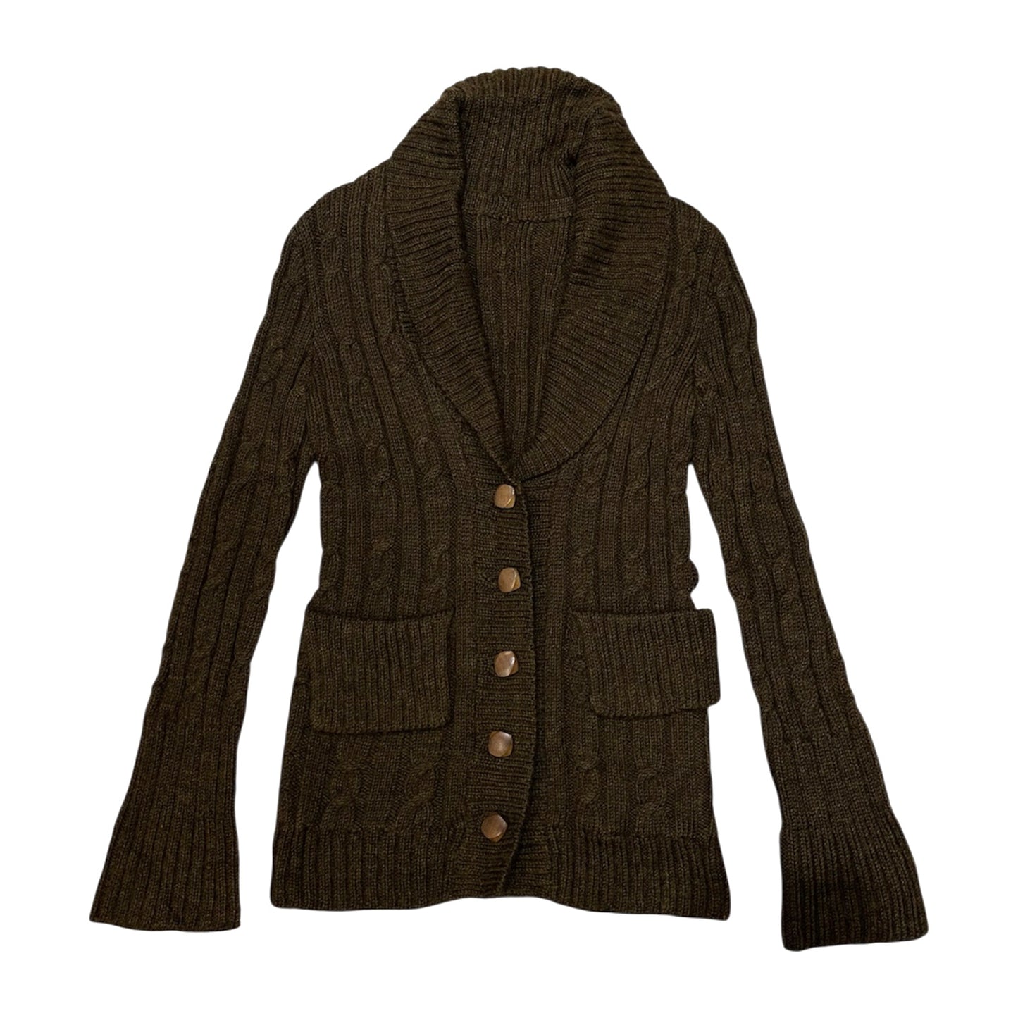 Deep V-neck Cardigan