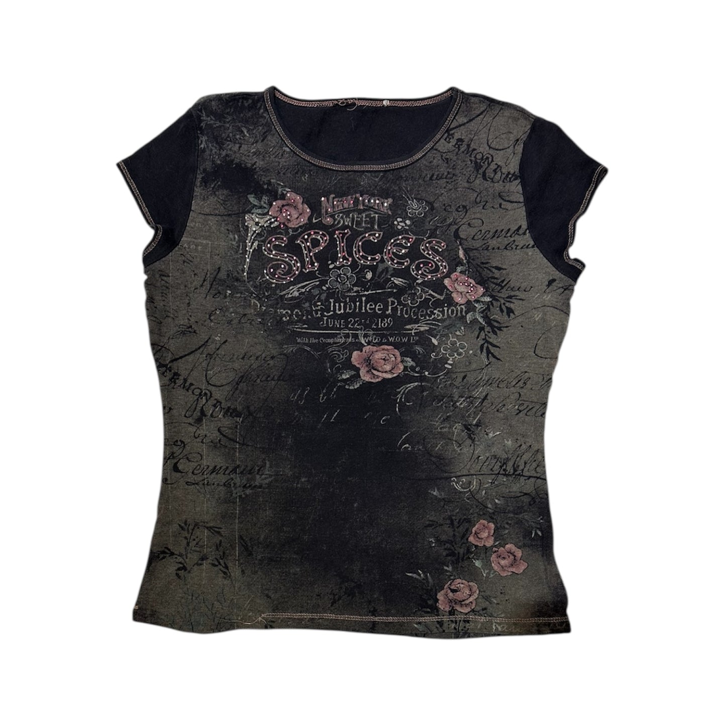 Floral AOP Graphic Top